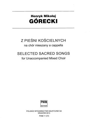 Z pieśni kościelnych