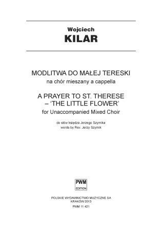 Modlitwa do Małej Tereski