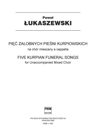 Pięć żałobnych pieśni kurpiowskich