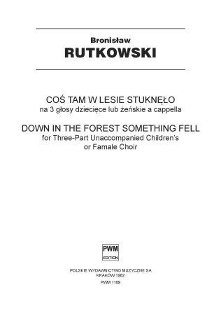 Coś tam w lesie stuknęło