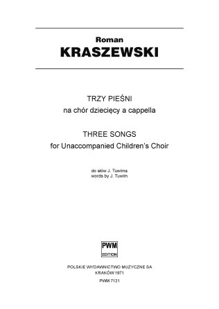 Trzy pieśni