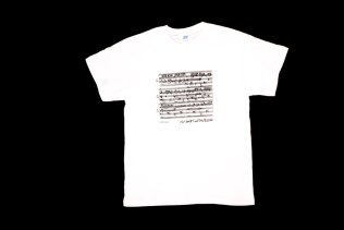 T-shirt biały z fragmentem nut Lutosławskiego