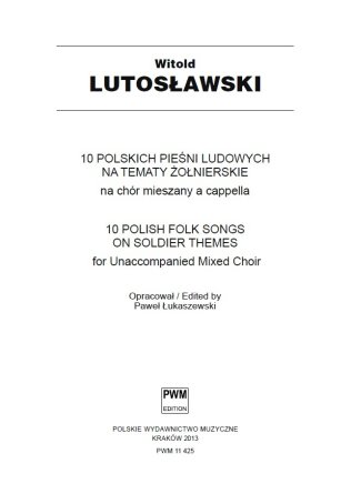 10 polskich pieśni ludowych na tematy żołnierskie