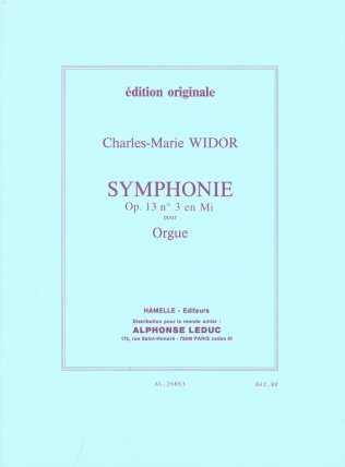 Symfonia nr 3 op. 13 na organy