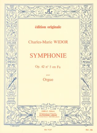 Symfonia nr 5 op. 42 na organy