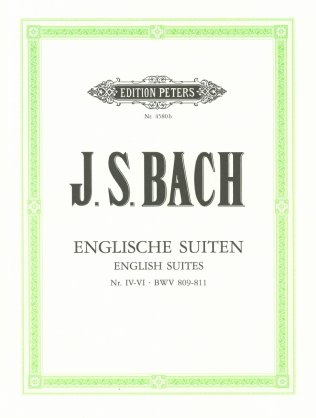 Suity angielskie nr IV-VI BWV 809-8011