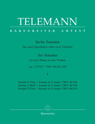 6 sonat op. 2 TWV 40:101