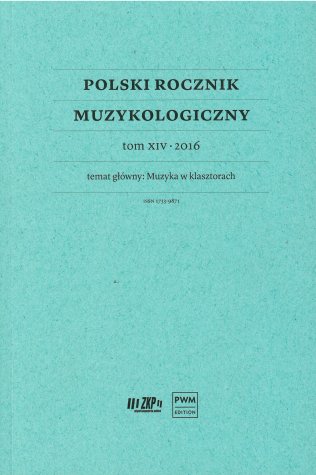 Polski Rocznik Muzykologiczny tom XIV 2016