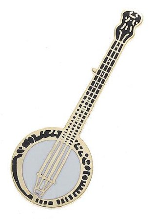 Przypinka - banjo
