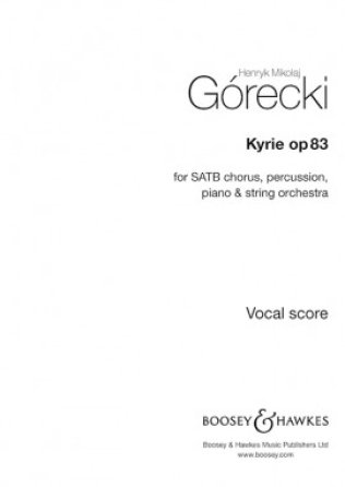 Kyrie op. 83 - vocal score
