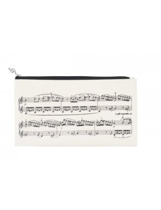 Piórnik kremowy prostokątny