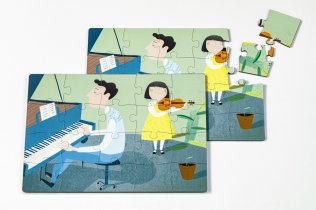 Puzzle magnetyczne "Duet"