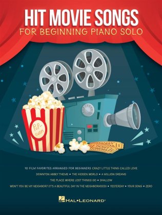 Hit Movie Songs for Beginning Piano Solo