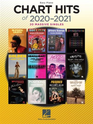 Chart Hits of 2020-2021 - Easy Piano