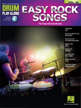Easy Rock Songs. Drum Play-Along vol. 42