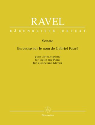 Sonata. Berceuse sur le nom de Fauré