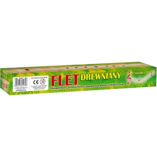 Flet drewniany prosty