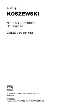Nicolao Copernico dedicatum