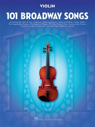 101 Broadway Songs na skrzypce