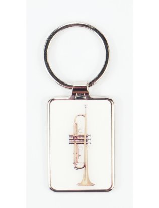 Brelok metalowy - trąbka