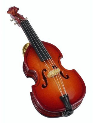 Przypinka - kontrabas