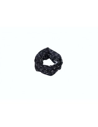 Komin / bandana czarna w nuty