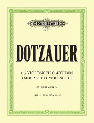 113 Exercises for solo cello, vol. 2