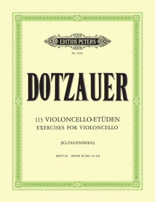 113 Exercises for solo cello, vol. 3