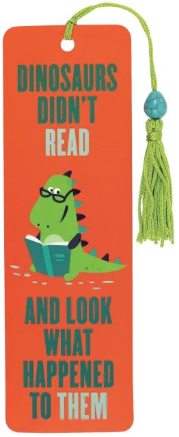 Zakładka do książki "Dinozaury nie czytały"