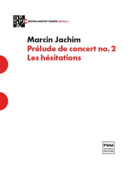 Prélude de concert no. 2 Les hésitations