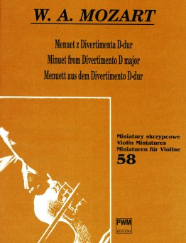 Menuet z Divertimento D-dur