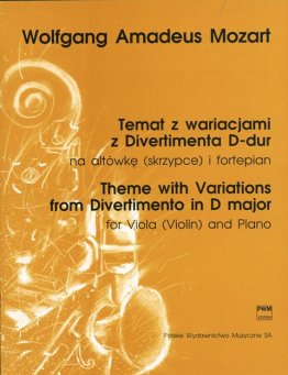 Temat z wariacjami z Divertimenta D-dur