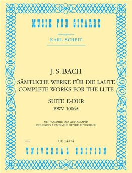 Suita E-dur BWV1006a na lutnię