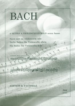 6 Suites a violoncello solo