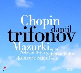 Mazurki op.56, Nokturn H-dur, Scherzo E-dur, Koncert e-moll op.11