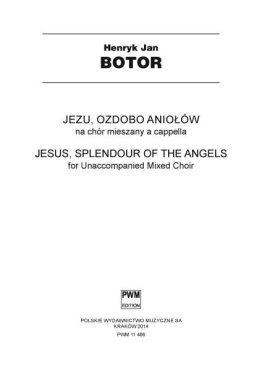 Jezu, ozdobo aniołów.
