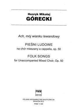 Ach, mój wianku lawendowy
