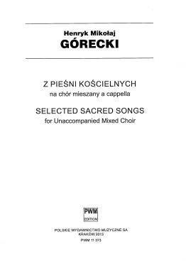 Z pieśni kościelnych