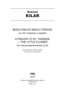 Modlitwa do Małej Tereski