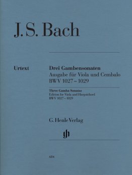 3 sonaty na violę da gamba BWV 1027-1029