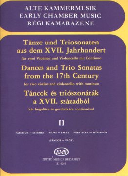 Tańce i sonaty triowe z XVII wieku