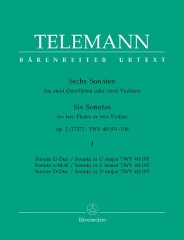 6 sonat op. 2 TWV 40:101