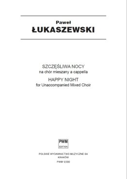 Szczęśliwa nocy (do słów Jana Andrzeja Morsztyna)