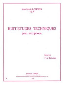 8 Etudes techniques pour saxophone