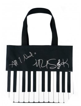 Torba "All I Need Is Music" z klawiaturą