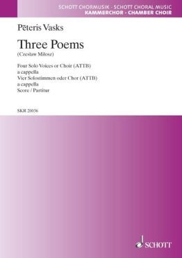 Three Poems - na 4 głosy lub chór a capella