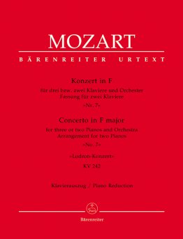 Koncert F-dur, nr 7 KV 242 "Londron-Konzert'"