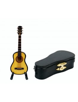 Gitara miniaturka z futerałem