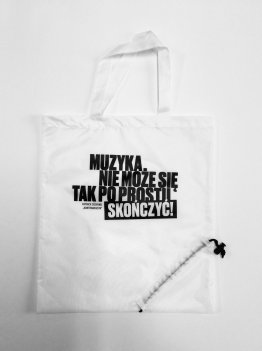 Torba na zakupy biała "Cytat"