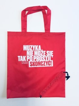 Torba na zakupy czerwona "Cytat"
